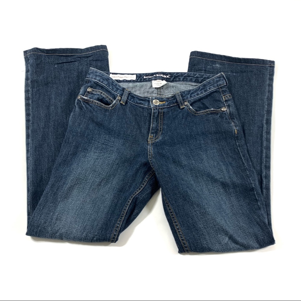 Banana Republic Mid-rise Bootcut Blue Jeans Size 4